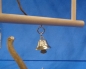 Preview: Trapezschaukel  mit Glocke   12 x 13 cm