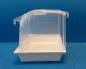 Preview: Badehaus gross   weiss   transparent   24  x  17  x 18   cm