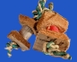 Preview: Cocos - Strick Sittich - Spielzeug Länge ca. 10 x 12 cm