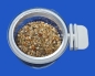 Preview: Eifutternapf rund mit Haltering weiss 4,5 x 3,5 cm