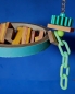 Preview: Schaukelring - Waage Sittich - Spielzeug Maße 46 x 15 cm