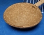 Preview: Natursitzstange mit Cocos - Napf  Länge 25 cm