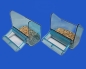 Preview: Außenfütterungsnapf Italien mit Sitzstange blau  7,5 x 7,4 x 3,7 cm