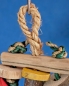 Preview: Triple - Rounds Holz - Sisall small Länge ca. 14 cm