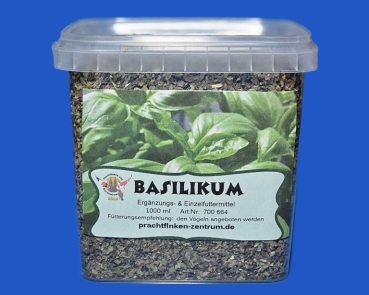 Basilikum  gerebelt  Clasic - Nature   1000 ml