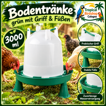 Volieren - Boden - Futterautomat mit Füßen  3000 ml