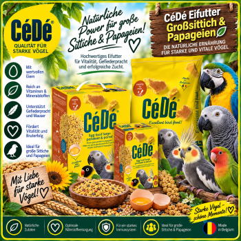 Großsittich  & Papageien   1000 gr.