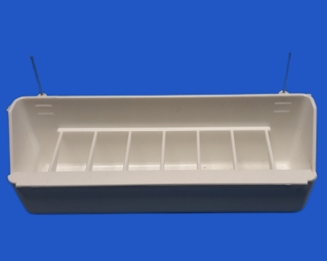 Futternapf weiss mit  Raufe  30 cm