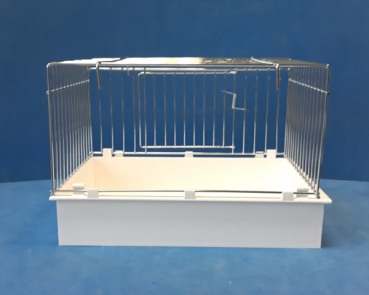 Gitterbadehaus Gitter - mit - Tür -   24 x 16 x 18,5 cm 