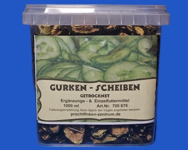 Gurkenscheiben  Classic - Nature   1000 ml