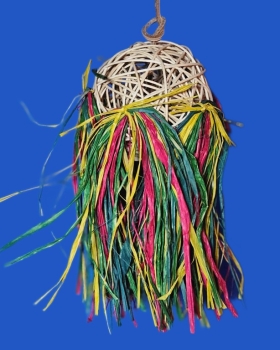 Hay - Sway Sittich    Bast - Schredder   Länge  cä. 37 cm