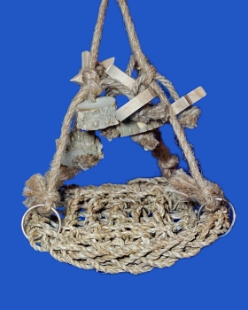 Hängematte & Natur - Schaukel   Maße 19 x 19 cm