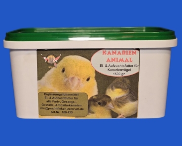 Kanarien - Animal     Ei & Aufzuchtfutter  1500 gr.