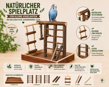 Spielplatz  Rindenholz klein