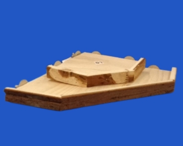 Vogel - Balkon  Käfig - Liegeplatz mittel 27 x 27 cm