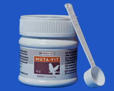 Tropical Bird Shop Cologne - Muta - Vit Mauserprodukt - 25 gr.