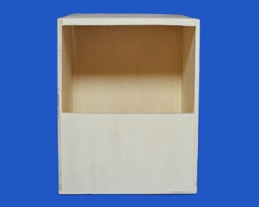 Exotennistkasten halboffen mittel         12,5  x 15 x 12,5  cm