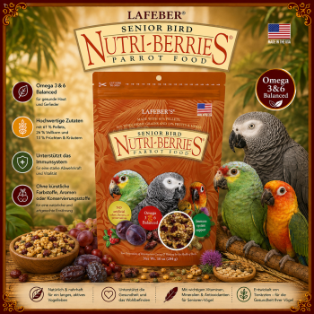 Lafeber Senior Bird Nutri-Berries für Papageien