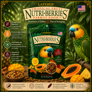 Tropical - Fruit Nutri - Berries  Papageien