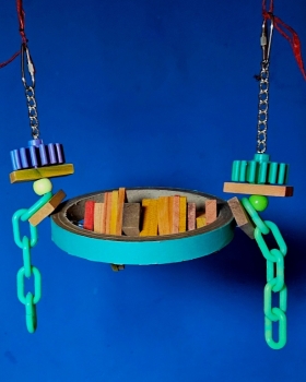 Schaukelring - Waage Sittich - Spielzeug Maße 46 x 15 cm