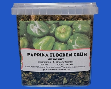 Paprikaflocken  grün   Classic Nature 1000 ml