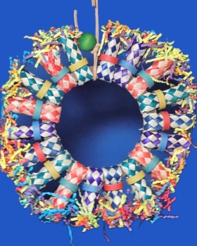 Crinkle - Fun - Sun Sittich - Sonne  Maße 30 x 30 cm