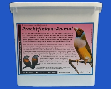Prachtfink.- Animal  Ei & Aufzuchtfutter  5000 gr.