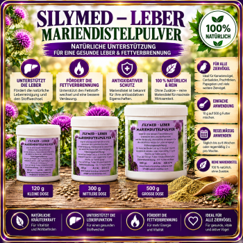 Silymed - Leber Mariendistelpulver   300 gr.