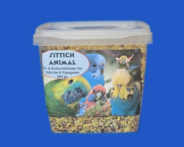 Sittich - Animales    Ei & Aufzuchtfutter   500 gr.