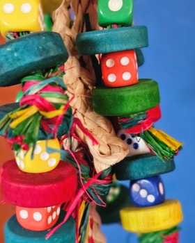 Slices & Dices Knobelbecher Länge ca. 30 cm