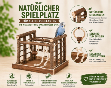Spielplatz  Rindenholz mittel