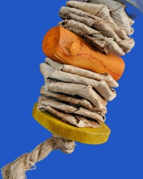Sittich - Spielzeug Zylinderturm small   Länge ca. 15 cm