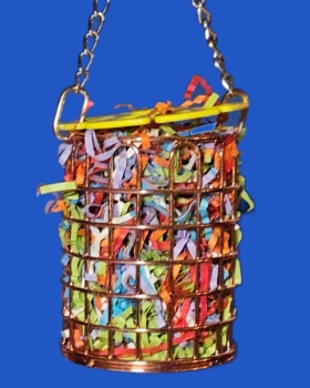 Stainless - Steel Shredder - Playing  ca.  25.x 9 x 9 cm