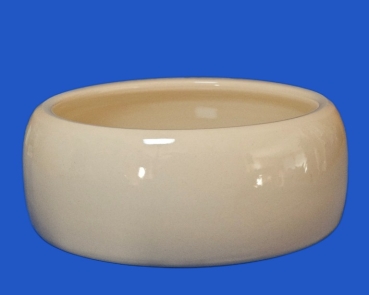 Tontrog - beige  glasierter - Napf   1000 ml