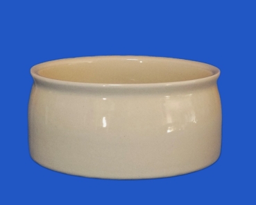 Tontrog - beige  glasierter - Napf   500 ml