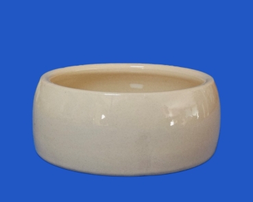 Tontrog -- beige  glasierter - Napf    250 ml