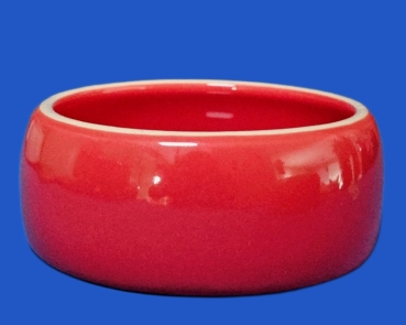 Tontrog - rot  glasierter - Napf   500  ml