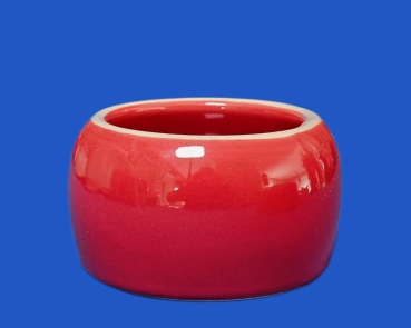 Tontrog - rot    glasierter - Napf    125   ml