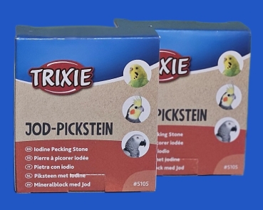 Kalkstein mit Jod  für grössere Vogelarten