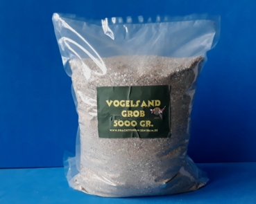 Vogelsand - grob Muscheln und Anis 5000 gr.