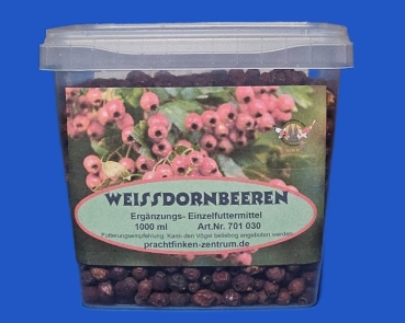 Weissdornbeeren 1000 ml