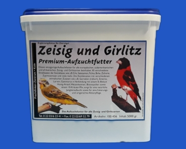 Zeisig- und Girlitz  Ei & Aufzuchtfutter  5000 gr.