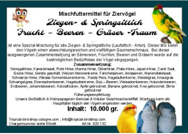 Preview: Ziegensittich Früchte - Beeren   10.000 gr.