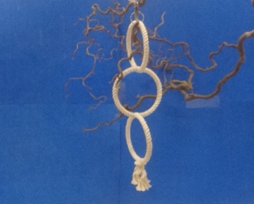 Baumwollring Trio - 3 Ringe  dm = 24 cm  72 cm lang