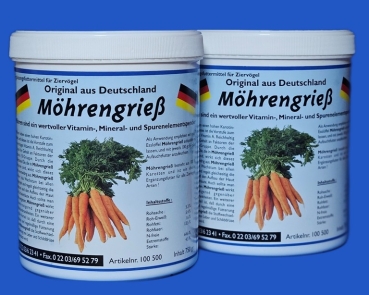 Möhrengrieß  Classic - Nature 750 gr.