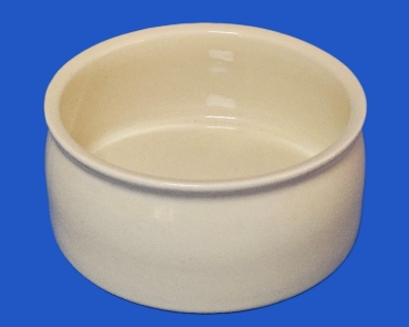 Tontrog - beige  glasierter - Napf   500 ml