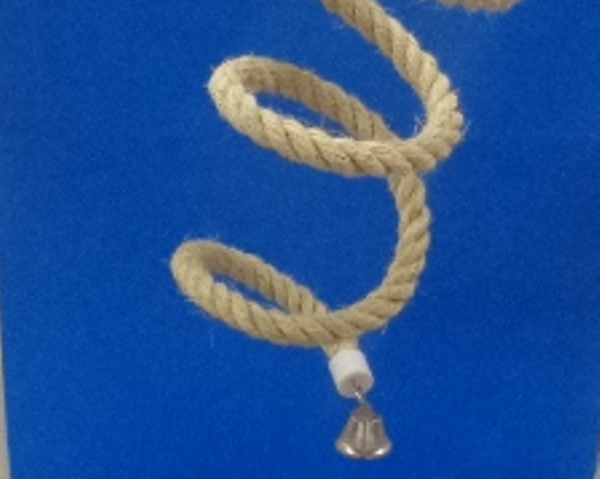 Sisalspirale XL für Großsittiche & Papageien mit Glocke