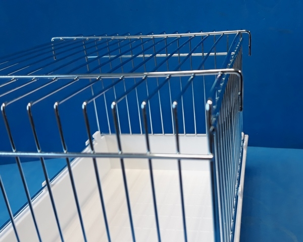 Gitterbadehaus Gitter - mit - Tür -   24 x 16 x 18,5 cm 