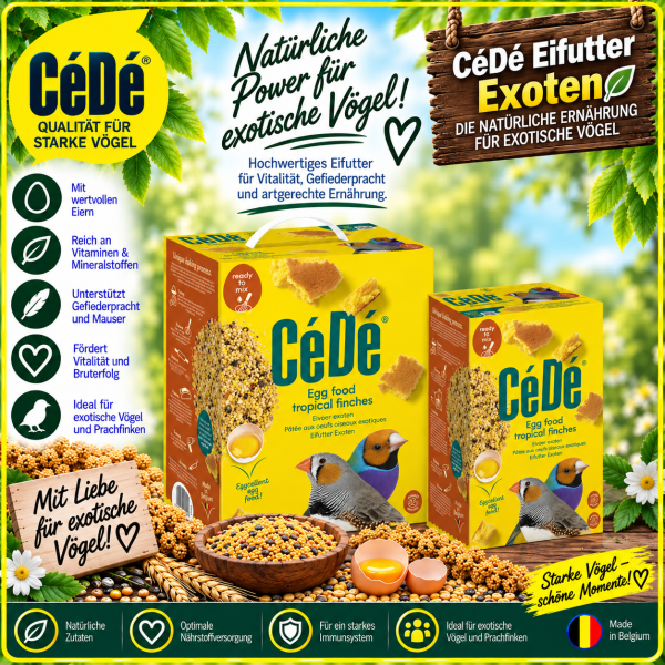 Cede Prachtfinken   5000 gr.