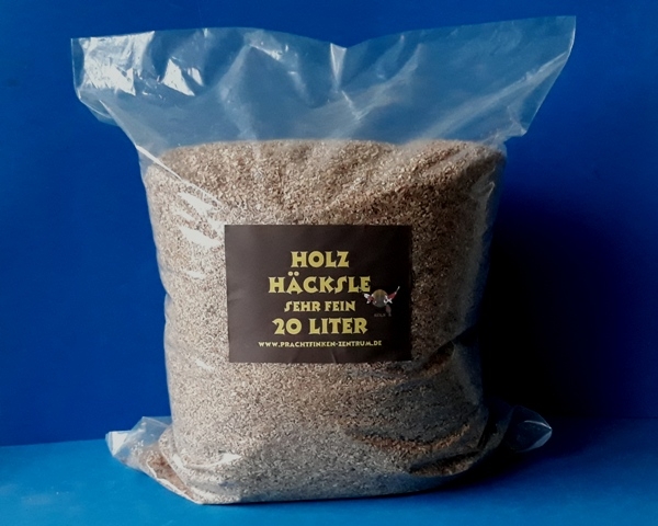 Holz - Häcksle  Körnung 3 mm fein  20 Liter